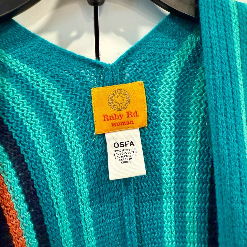 Ruby Rd. Striped Cardigan - Picture 2 of 3
